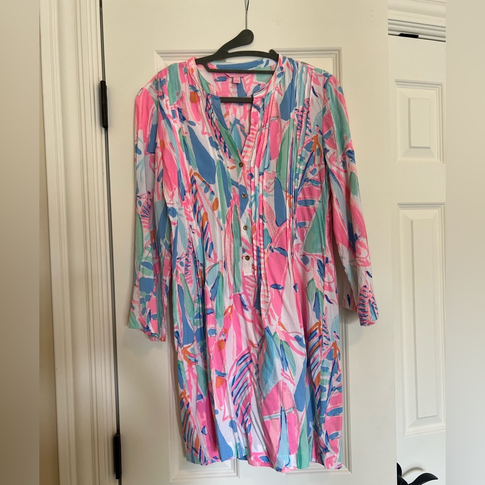 Lilly Pulitzer Sarasota Pintuck Tunick dress